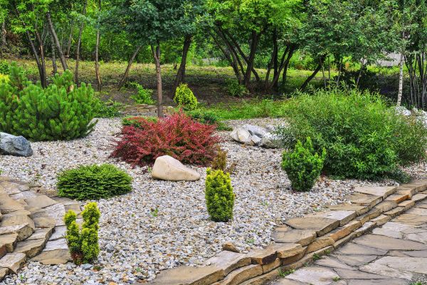 Rock Landscaping in Franklin