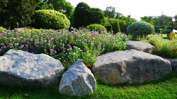 Boulder Landscaping in Franklin