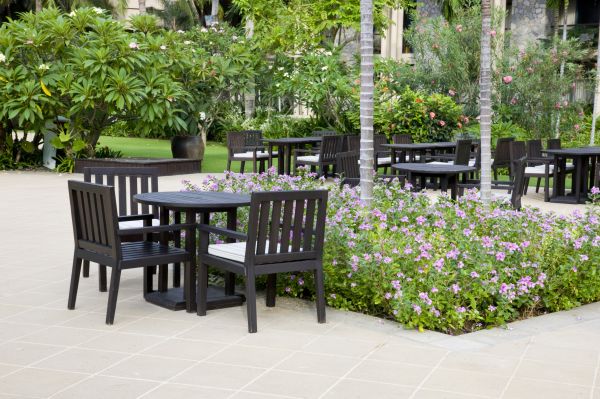 Courtyard Landscaping in Franklin