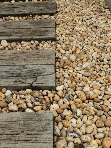 Pea Rock Installation in Franklin